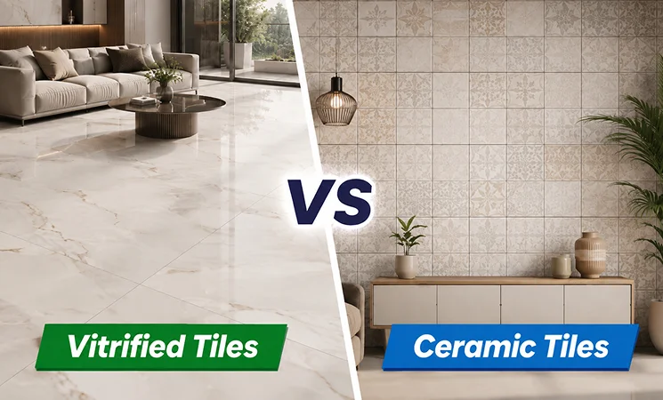 Vitrified vs Ceramic Tiles: Which Should You Buy? (2026)