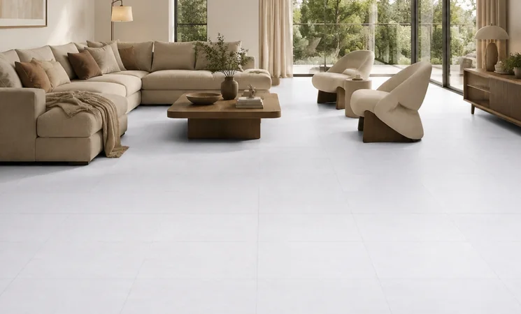 tile sizes compared from 300x300 to 600x1200 on a showroom floor, My Home Studio Bengaluru